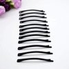 Chironal 100Pcs Black Bobby Pins Black Barrette Hair Clips Hairstyle Tools Accessories, Unisex (thick)