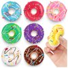 8 pcs Donut Stress Ball, Artificial Donuts Stress Relief Ball, Fake Donut for Birthday Party Favors, Shop Decoration, Shooting Props Display