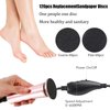 Electric Foot File Callus Remover Professional Foot File Pedicure Tools Adjustable Speed 120pcs Replacement Sandpaper disc Easy to Remove Cutin Dead Skin calluses for Men and Women(Rose Gold 120pcs)