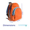 ThisDiabetic Diabetic Supply Bag Diabetes Travel Organizer for Insulin Pen, Test Strips, Glucose Meter, Needles and other Equipment, Adorable Mini Backpack Design - 5 x 6 x 3 inches - Orange
