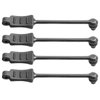 HobbyPark 20pcs RC Rubber Retainer Pull Tabs for 1/18 1/24 RC Car Body Clips (fit 0.7mm 1.0mm Rod)