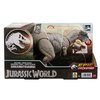 Mattel Jurassic World Wild Roar Dinosaur Toy with Sound & Attack Move, Ekrixinatosaurus Posable Action Figure Includes Digital Play, 11 inches Long