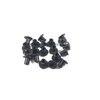 Gun Guy Gear - Open Back Screw Posts Black Finish 20 Pk Leathercraft & Kydex Holster Screw Posts (1/4")