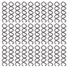 30-Piece Spiral Hair Pins, Twist Corkscrew Spin Pins with Non-Scratch Rounded Clips for Women's Hair Styling DIY (Black)