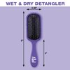 The Knot Dr. hair brush by Conair - Detangling hair brush - Removes Knots and Tangles in wet or dry hair - curly hair brush - Purple