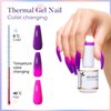 Nicedeco Gel Nail Polish 1 Pcs 15ml Color Changing Gel Polish Soak Off LED U V Gel for Nail Art Manicure Salon DIY -BJ01