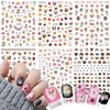 Cute Dog Nail Art Stickers, Cartoon Dog Nail Decals, 3D Puppy Self-Adhesive Sticker Design Holographic Animal Nail Art Decal Supplies for Women Girls Manicure Charms Decoration DIY Nail Sticker