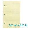 1InTheOffice 5.5 x 8.5 Paper, Pastel, College Ruled Mini Binder Paper, Loose Leaf Paper, Assorted Color, 200 Pack