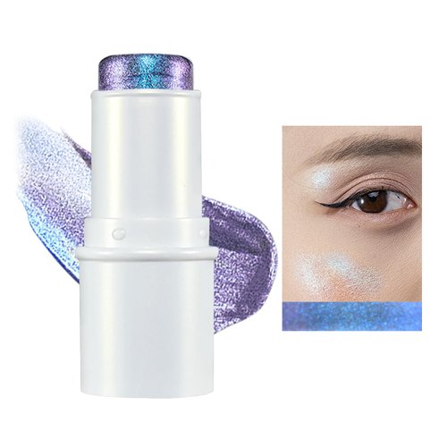 JUR MORNIER Multichrome Eyeshadow Stick,8 Colors Contour Highlighter Stick Makeup Collection,3 In 1 Eye Blush Ande Lip Highlighter Makeup For Face And Body #05