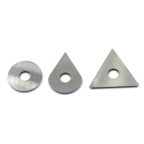 OSCARBIDE Carbide Scraper Blades 3 pieces include Round Drop Triangle Shaped for Removing Paint Glue Varnish Rust Fits Most Popular Hand-hold Scrapers Replacement Blades