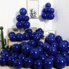 Abbaoww 100 Pcs Navy Blue Balloons 10 Inch Strong Latex Balloons for Party Decoration, Birthday, Wedding, Anniversary, Christmas and Arch Supplies