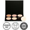Makeup Highlighter Palette – Beauty Junkees Powder Highlighter Makeup Palette 6 Shades Glow Kit, Face Highlight Make Up Set for Beginners, Professional Quality, Paraben Gluten Cruelty Free Cosmetics