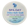 Spa Day Detox Bath Soak with Charcoal Beads, Pink Himalayan Salt, Dead Sea Salt and Kaolin Clay, 8 Ounce Jar