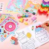 BenLouis 168Pcs Candyland Party Favors Ice Cream Donut Coloring Book Crayon Stickers Set Bulk for Kids Cupcake Lollipop Sweet Treats Birthday Gift Bag Desserts Pinata Filler Classroom Reward Crafts