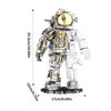GoolRC Space Astronaut Building Block Set, 1078 Pcs Half Mechanical Astronaut Building Kit with Display Stand, Educational STEM Toys Spaceman Building Kits Gifts for Teen Boys Girls Kids