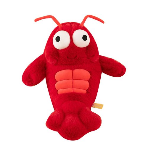 XIYUAN 13.8" Red Lobster Stuffed Animal Plush Pillow Stuffed Sea Animal Lobster PillowCushion -Stuffed Animal Toy Pillow for Home Decoration Gifts (Red)