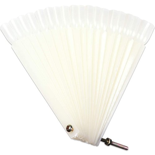 50 Nail Color Swatches Nail Art Display Ivory White Plastic Flase Nail Art Tips