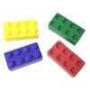 Curious Minds Busy Bags 12 Building Brick Block Stress Balls Small Novelty Toy - Party Favors