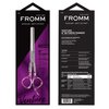 Fromm Professional Venture 5.75" 30-Tooth Easy Hair Thinning & Texturizing Shears in Clear & Matte Silver Japanese Steel Scissors with Beveled Blade for New Salon Stylist & DIY Home Use