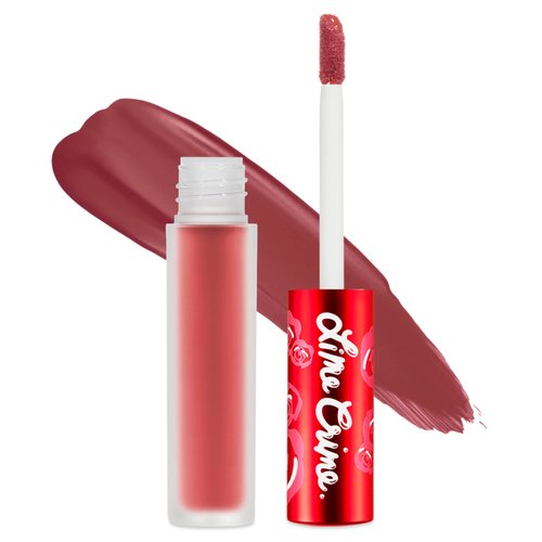Lime Crime Velvetines Liquid Matte Lipstick, Riot (Red Brown) - Bold, Long Lasting Shades &amp; Lip L...