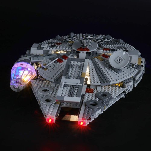 BRIKSMAX Led Lighting Kit for 75257 Millennium Falcon - Not Include The Lego Building Blocks Model Set