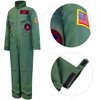Fighter Pilot Costume for Boys Girls Air Force Flight Suit Halloween Cosplay Dress up with Aviator Accessories Set