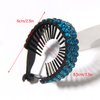 4 Pcs Ponytail Hair Clips for Women Gradient, Rhinestone Hair Styling Claws for Buns Hair Holder (Style C)