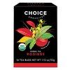 Choice Organics - Organic Rooibos Tea (6 Pack) - Fair Trade - Compostable - Caffeine Free - 96 Organic Herbal Tea Bags