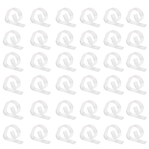 Clear Plastic Tablecloth Clips – Picnicking Accessory - Set of 72