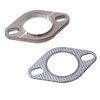 Rwraps Stainless Steel Exhaust Flange 2 Bolt 2 Inch Bolt Exhaust Flange & Gasket Connection Kit 2 Inch/51.8mm