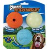 Chuckit! Dog Fetch Toy Medley Package 3 Whistler Glow Rebounce Ball MED 6Ball