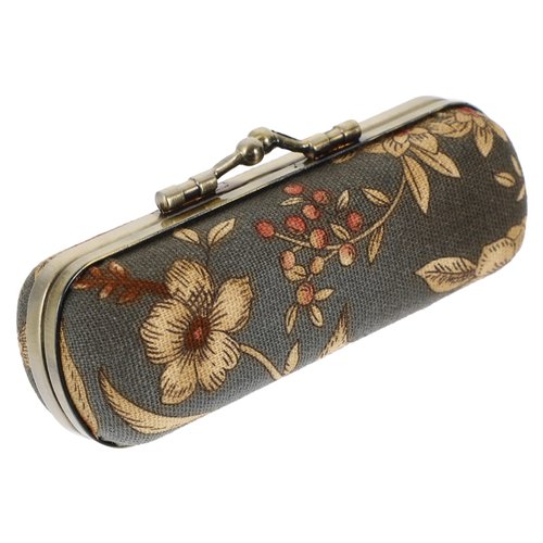 MERRYHAPY Lipstick Storage Box Ladies Lipstick Case Lip Balm Organizer Bag Lipstick Container Vintage Lipstick Case Vintage Lipstick Holder Makeup Travel Cases Wallet Jewelry Box Miss Glass