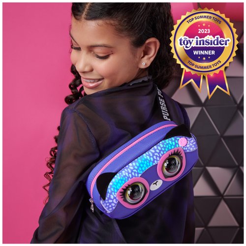 Purse Pets, Savannah Spotlight Belt Bag, Interactive Pet Toy & Fanny Pack Crossbody Purse, Over 30 Sounds & Light Effects, Girls Bag & Tween Gifts