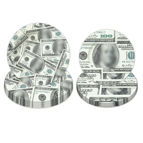 42pcs Dollar Bill Party Plates Money Theme Paper Plates For Birthday Tableware Decorations Currency Symbol Cash Bash Casino Party Supplies Sever 21 Guests