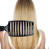 PERFEHAIR Curved Vented Hair Brush 2-Pack - Ergonomic Detangling and Massage Blow Dry Brush for Thick Hair, Vented Hairbrush for Women & Men