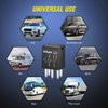 Nilight SPST Multi Purpose Relay 12V 5 Prong Fuel Pump Relay 5Pack 35A/20A Ultra Micro ISO Automotive Replacement Accessory Power Relays for Automotive Cars Truck tractor Marine Boat, 2 Years Warranty