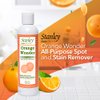 Stanley Home Products Orange Wonder All-Purpose Spot and Stain Remover - Eco-Friendly Oil & Grease Cleaning & Laundry Detergent For Baby & Kid's Clothing, Carpet, Furniture, Couch & Car Interior