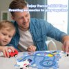 Puzzle Track Car Play Set - DIY Car Tracks Children's Educational Puzzle Board with Electric Vehicle Toy for Toddler Boys Kids Gift (SPACE-5PCS)