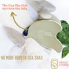 SLEEP YOUNG Stainless Steel Gua Sha Tool - Durable, Anti-Aging Facial Sculptor for Lymphatic Drainage and Puffiness Reduction, includes Travel Pouch