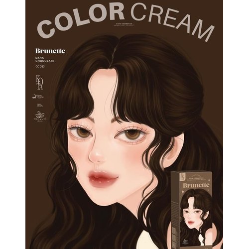 Kota Cosmetics Kota Color Cream Hait Color Organic (Brunette (Dark Chocolate)), 6.76 Ounce (Pack of 1)