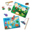 Melissa & Doug Magnetic Wooden Puzzle Game Set: Fishing and Bug Catching - Magnetic Games, Chunky Animal Puzzles For Toddlers And Kids Ages 3+