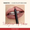 Runway Rogue Designer Liner Lip Pencil, Matte Soft Mocha Lip Liner Pencil and Lip Liner Sharpener, ‘Trendsetter’