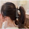Fashion FitoorHair Accessories 1 Pc Hair Clips For Women Stone Accessories For Girls Hair Accessories For Women Wedding Claw Clip Butterfly Hair Clip Hair Clutcher Metal Hair Clips Pearl Hair Clip