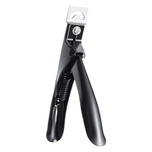 AIRSEE Professional Acrylic Nail Clipper Fake False Nails Tip Cutter Nail Trimmer for Artificial Nail Manicure Pedicure Sharp Rustproof Nail Art Tool Home DIY Use Black