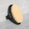 Kitsch Exfoliating Body Scrubber - Soft Vegan Bristle Dry Brush for Sensitive Skin | Gentle Back Scrubber Brush | Dry Brushing Body Brush | Body Exfoliator & Massager, Holiday Gift,1 Count