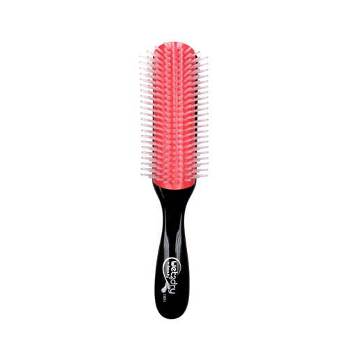 iBeauty Wet to Dry Hair Brush - 9-Row Anti-Static Removable Rubber Pad and Pins Styling Hair Brush Comb (1891 Black)