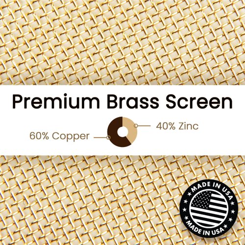 Gold Lion Gear Grimm SUPA 50 Brass Pipe Screens | 3/4" Filters | Pipe Bowl Screens and Accessories
