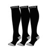 zuoge 3 Pairs Compression Socks Pack - Best Medical, Nursing, Travel & Flight Socks - Running & Fitness - 15-20mmHg