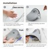 GH Upgraded Robust Grip Shower Foot Rest for Shaving Leg Non Slip Powerful Suction Cup Shower Shaving Foot Rest Portable Shower Step Shower Stool for Inside Shower Shaving Leg Aid -Gray