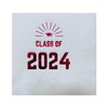 Paper Frenzy Graduation Foil Stamped Party Napkins Class of 2024-25 pack, Blue